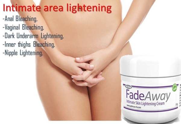 fade away intimate skin lightening cream, skin brightening cream, skin whitening cream,