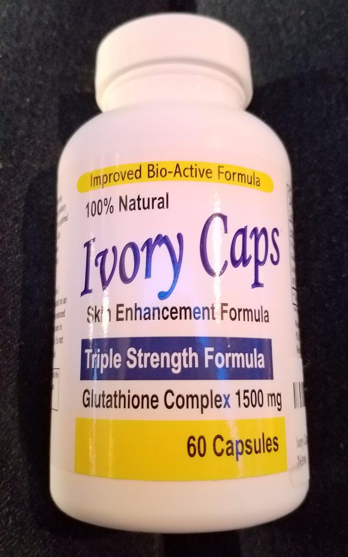 Ivory Caps Pills - Maximum Potency 1500 mg Glutathione Skin Whitening Pills Complex, 60 Capsules - Image 5